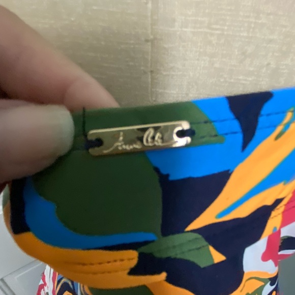 Anne Cole Twist Front Underwire Tankini Top, TJ21MT217T Floral NWT - Picture 3 of 6